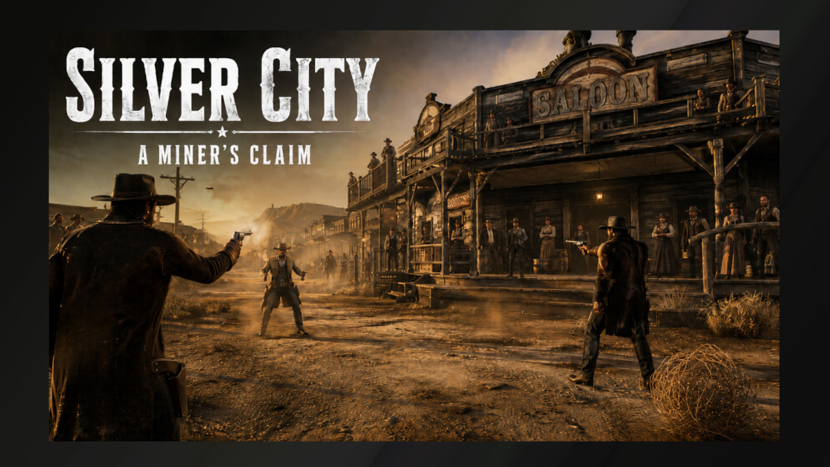 Silver City western video game project artwork